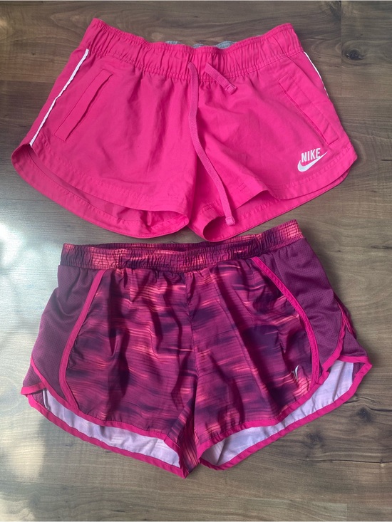 Nike Pants - Nike Women's Hot Pink & Old Navy Magenta Athletic Shorts
